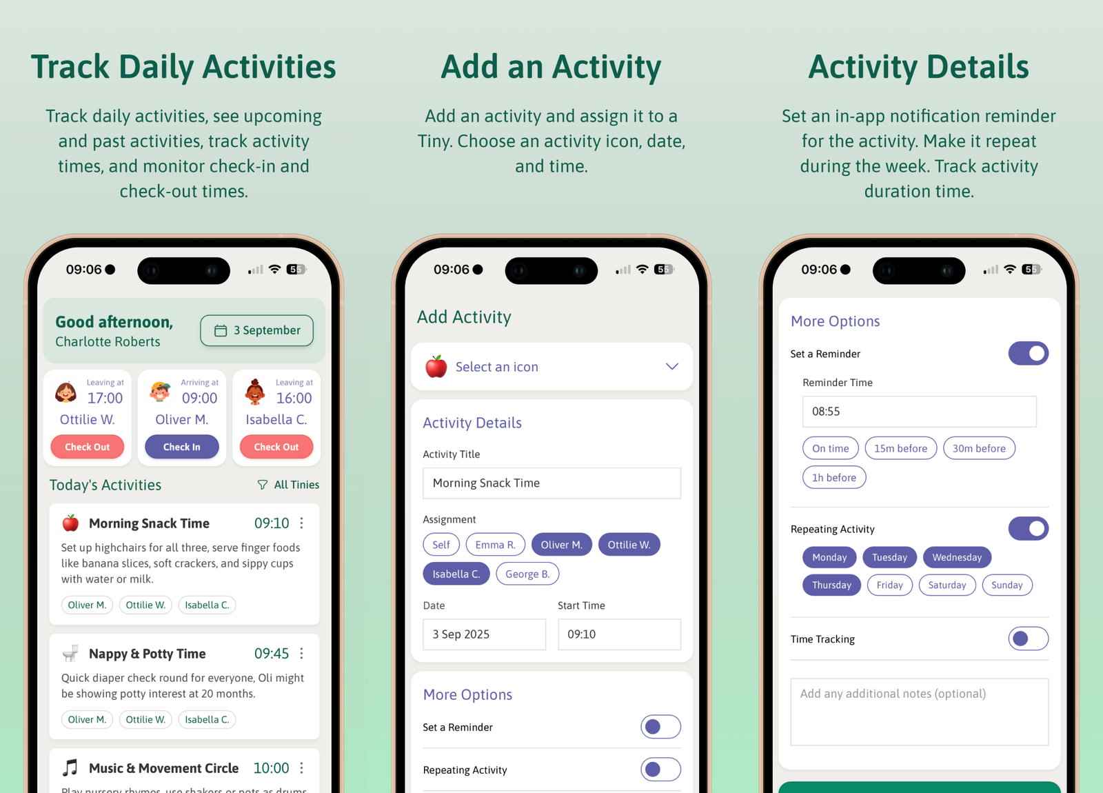 Tinycare app concept