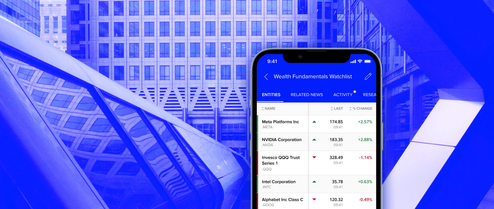 Refinitiv LSEG — financial data platform UI