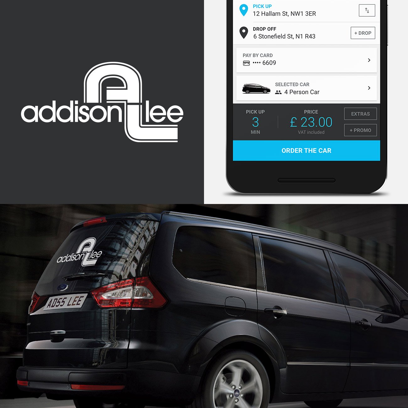 Addison Lee — booking flow