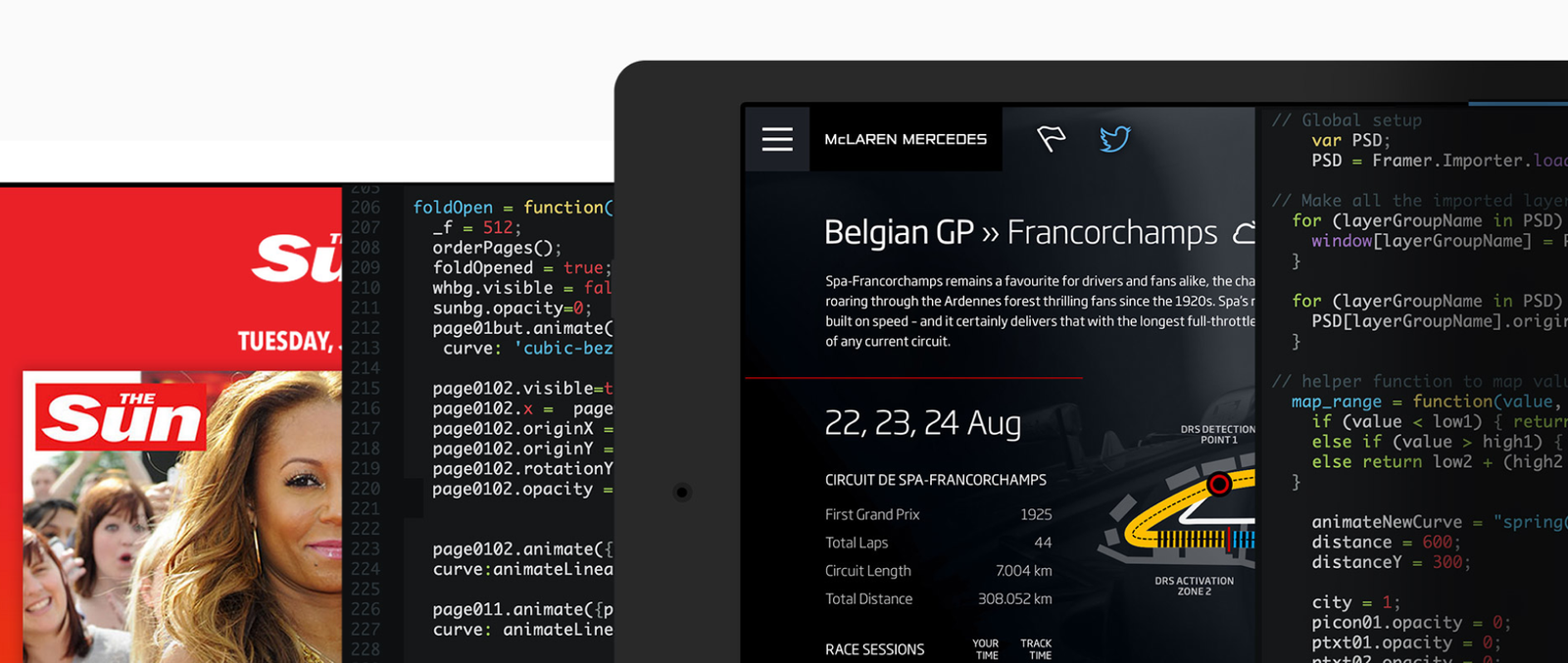 Interactive Prototypes — FramerJS prototypes