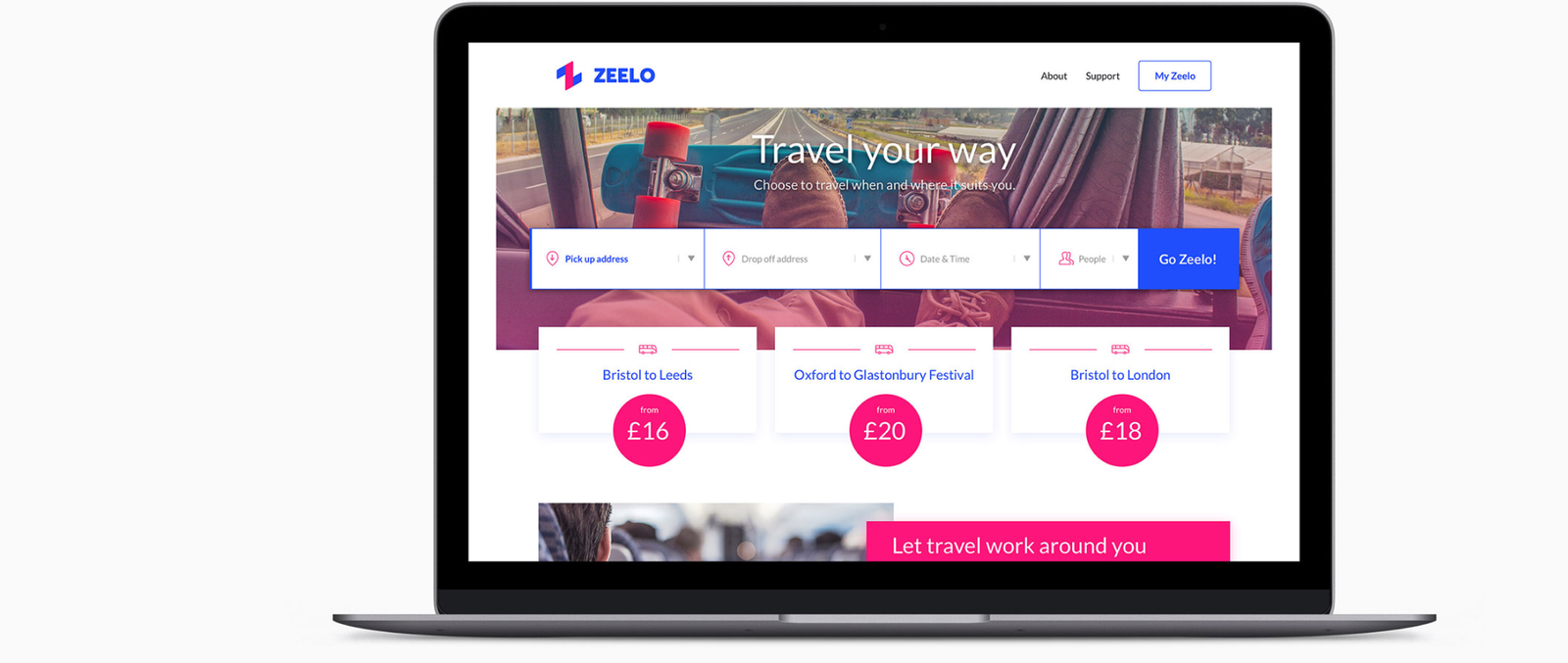 Zeelo — branding and website