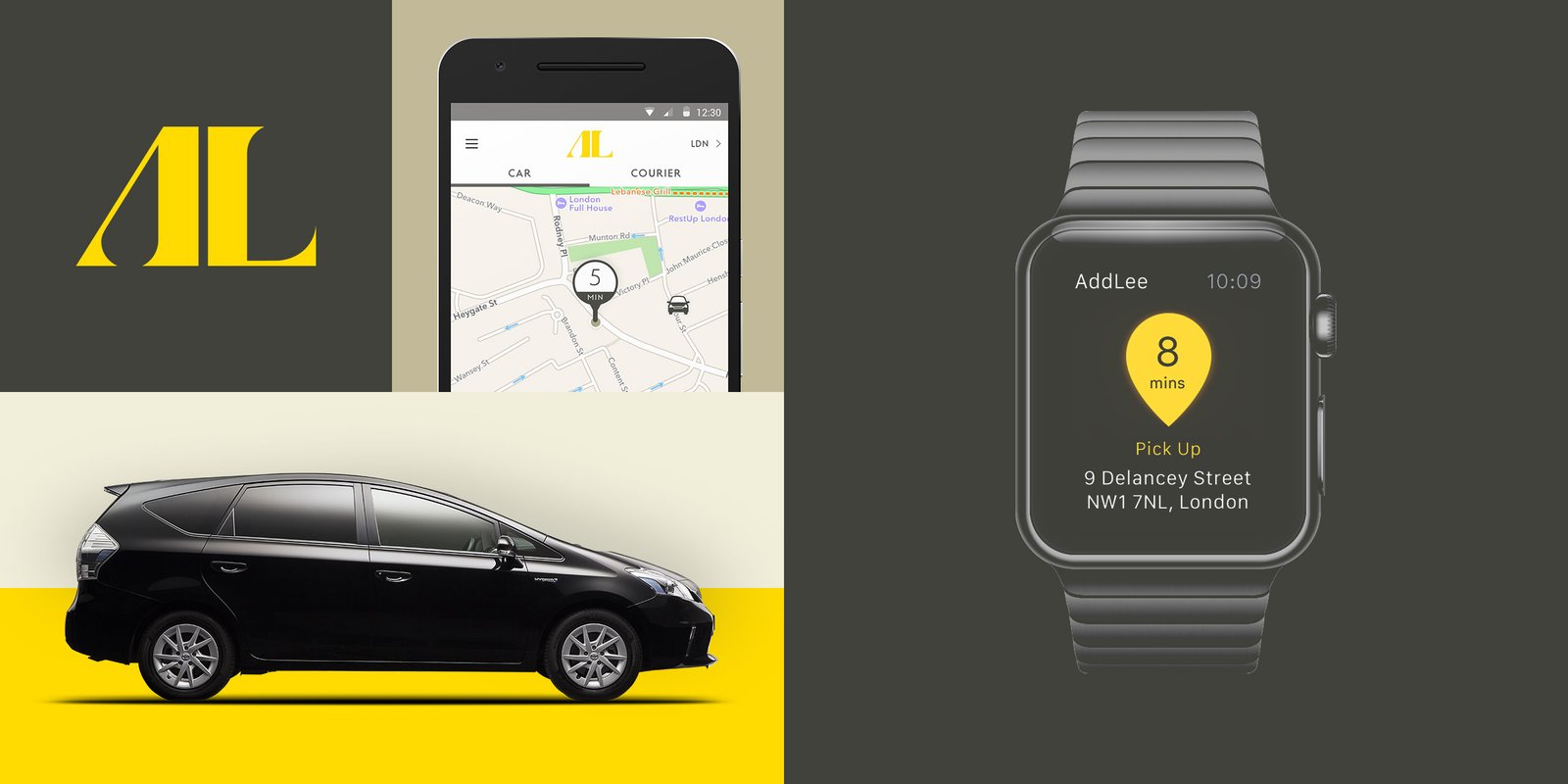 New Addison Lee — booking flow